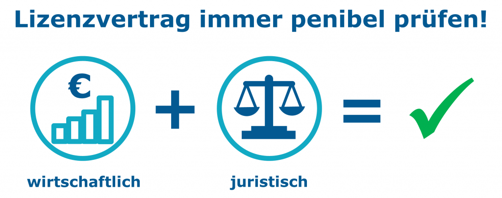 Lizenzverträge penibel prüfen