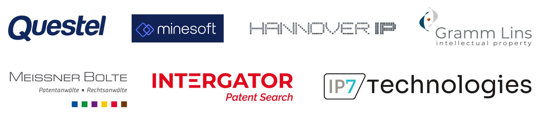 Logos der Sponsoren vom EZN-Patenttag 2025