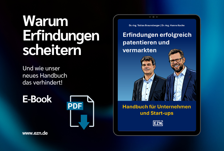 Cover Handbuch Erfindungen erfolgreich patentieren und Vermarkten