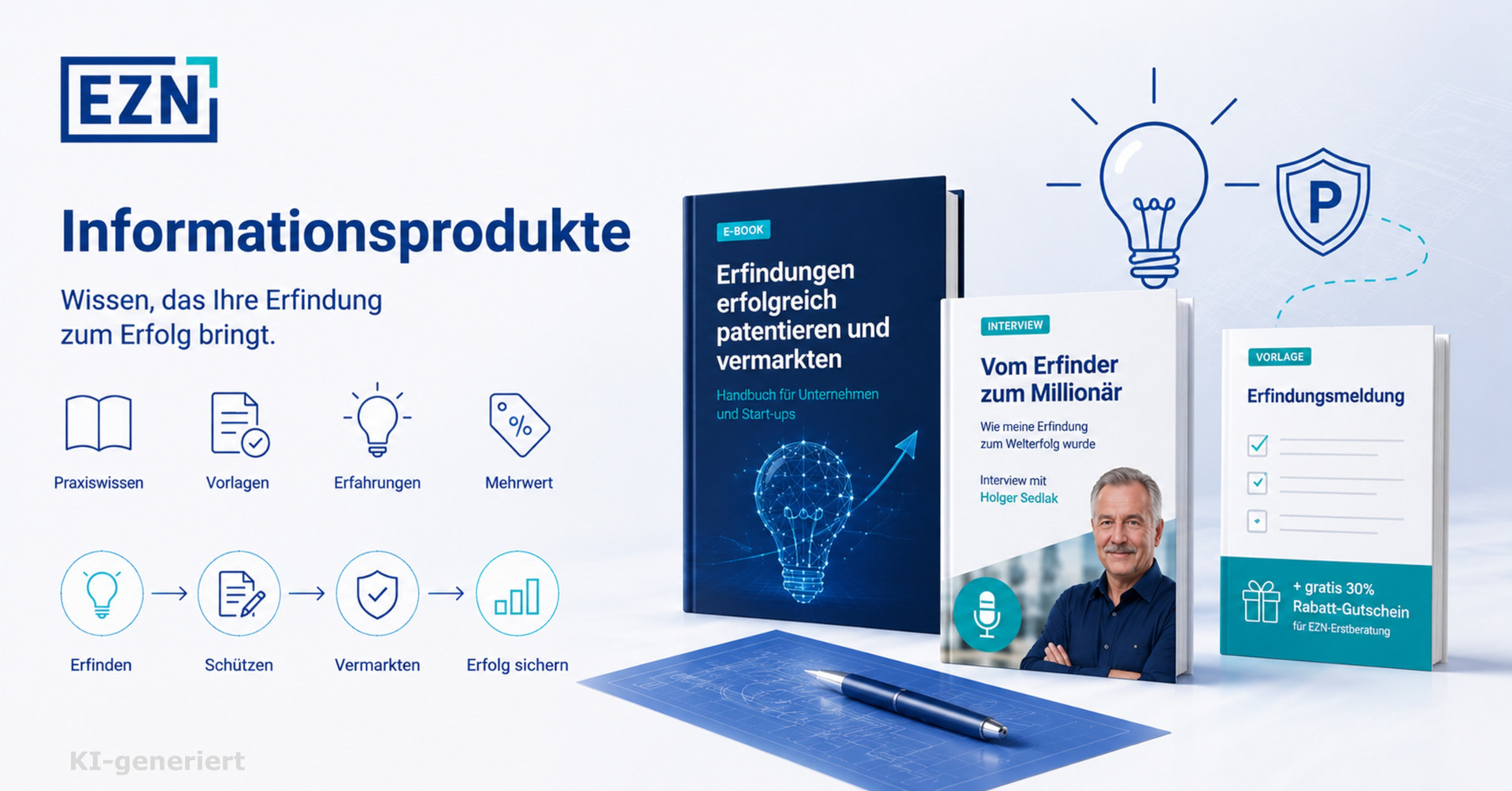 Digitale Informationsprodukte zur Realsierung von Erfindungen Patentanmeldungen und Patentvermarktung